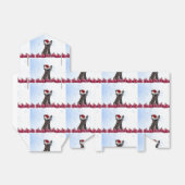 Kersthond Bedankdoosjes (Uitgevouwen)