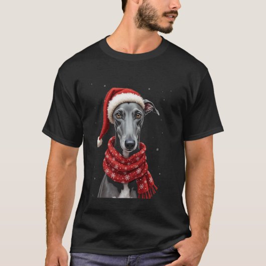 Kersthond blik t-shirt (Voorkant)