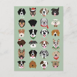 Kersthond Briefkaart