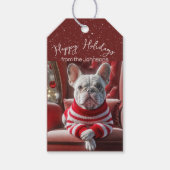 Kersthond Cadeaulabel (Voorkant)