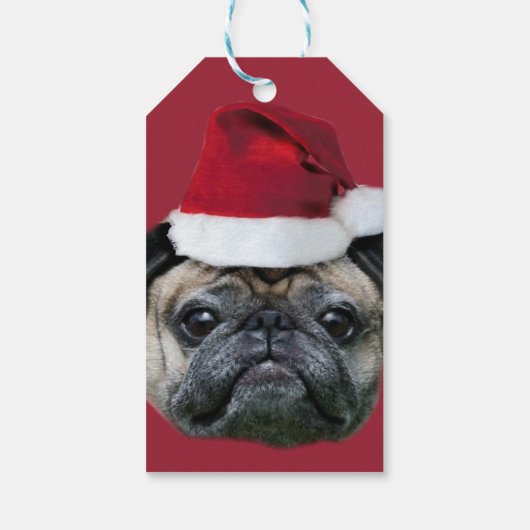 kersthond cadeaulabel (Achterkant)