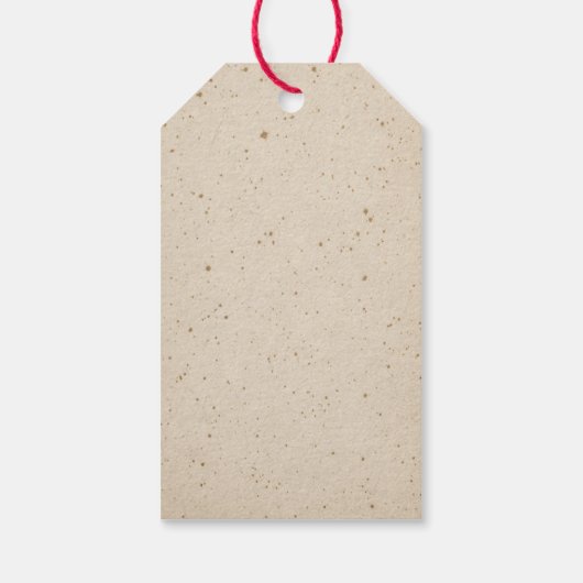 Kersthond Cadeaulabel (Achterkant)