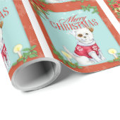kersthond cadeaupapier (Rol Hoek)