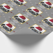 kersthond cadeaupapier (Hoek)