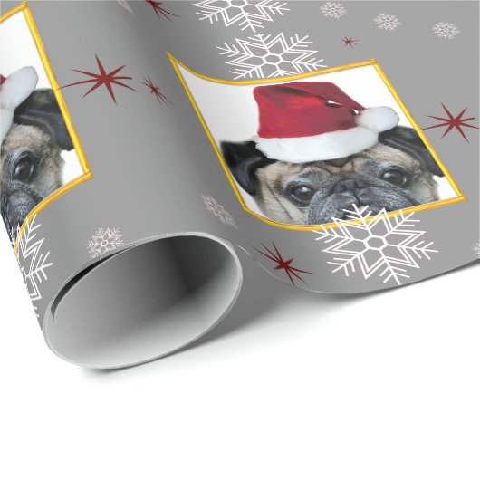 kersthond cadeaupapier (Rol Hoek)