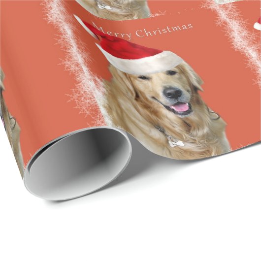 kersthond cadeaupapier (Rol Hoek)