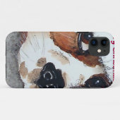 kersthond Case-Mate iPhone case (Achterkant (horizontaal))