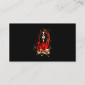 Kersthond Cavalier King Charles Spaniel Visitekaartje (Voorkant)