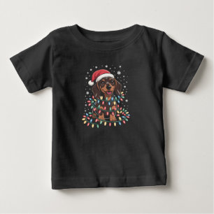 Kersthond Dachshund Kerstman Xmas Wiener