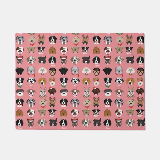 Kersthond Deurmat (Voorkant)