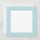 Kersthond Drink cacao-Kaart Bedankkaart (Achterkant)