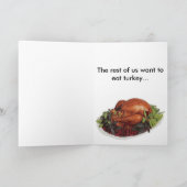 Kersthond eet Humor Funny Gag Comedy Feestdagen Kaart (Binnen)