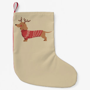 Kersthond Eigenaar Dachshund Cadeau Vakantie Kerst Kleine Kerstsok