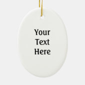 kersthond en kat-sierplant keramisch ornament (Achterkant)