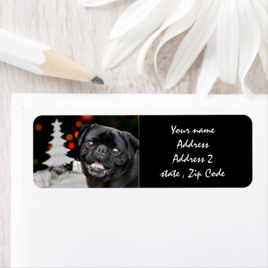 kersthond etiket (Insitu)