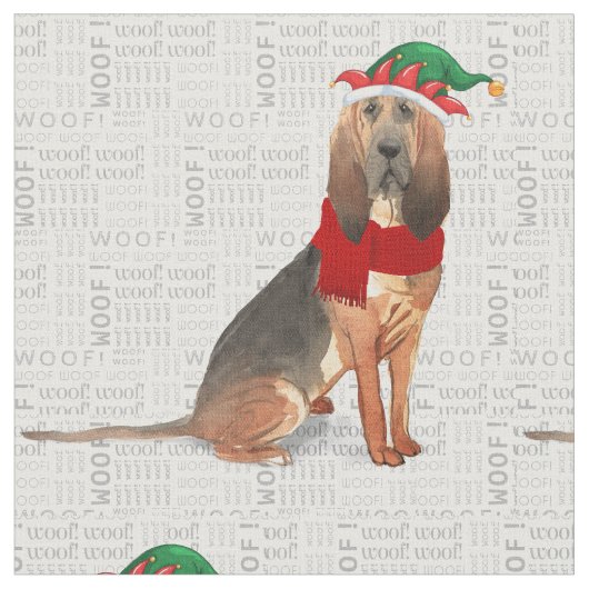 kersthond feestdag stof (Close Up)