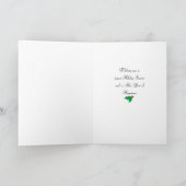 kersthond feestdagen kaart (Binnen)