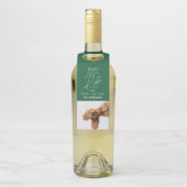 Kersthond Grappig Ruff Jaar In review Kaart Flessenhanger (Op fles)