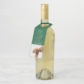 Kersthond Grappig Ruff Jaar In review Kaart Flessenhanger (Schuin)