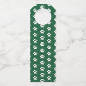 Kersthond Grappig Ruff Jaar In review Kaart Flessenhanger (Achterkant)