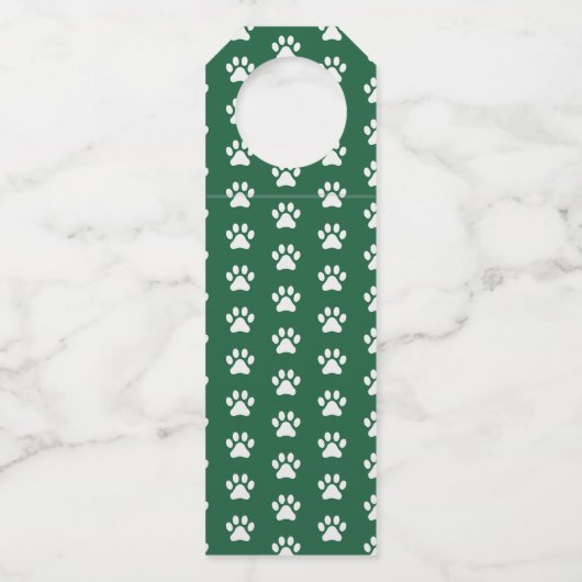 Kersthond Grappig Ruff Jaar In review Kaart Flessenhanger (Achterkant)