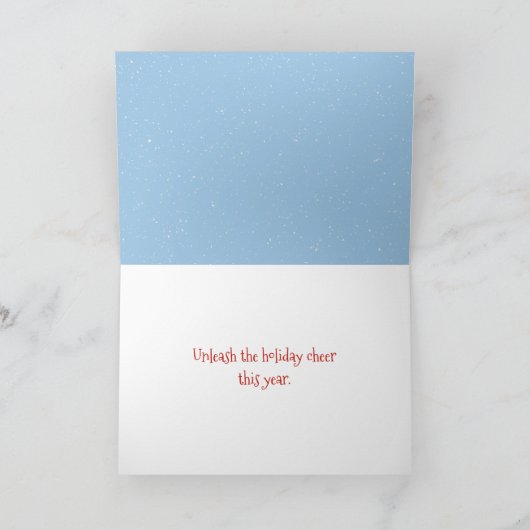 kersthond in Tangled-lampjes Kaart (Binnen)