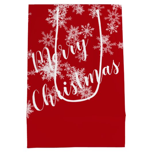 Kersthond in verwarde lichten medium cadeauzakje (Achterkant)