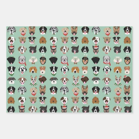 Kersthond Inpakpapier Vel (Voorkant 2)