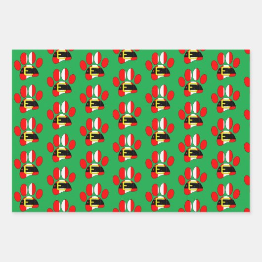 kersthond inpakpapier vel (Voorkant 2)