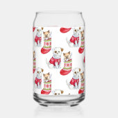 Kersthond & Kat Blikvorm Glas (Voorkant)