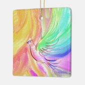 Kersthond Keramisch Ornament (Links)