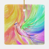 Kersthond Keramisch Ornament (Achterkant)