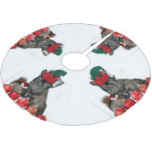 Kersthond Kerstboom Rok (Gekanteld)