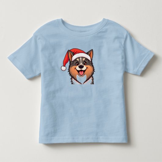 Kersthond Kinder Shirts (Voorkant)