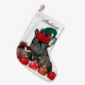 Kersthond Kleine Kerstsok (Voorkant (Hangend))