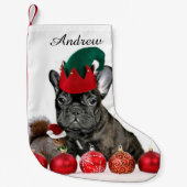 Kersthond Kleine Kerstsok (Voorkant)