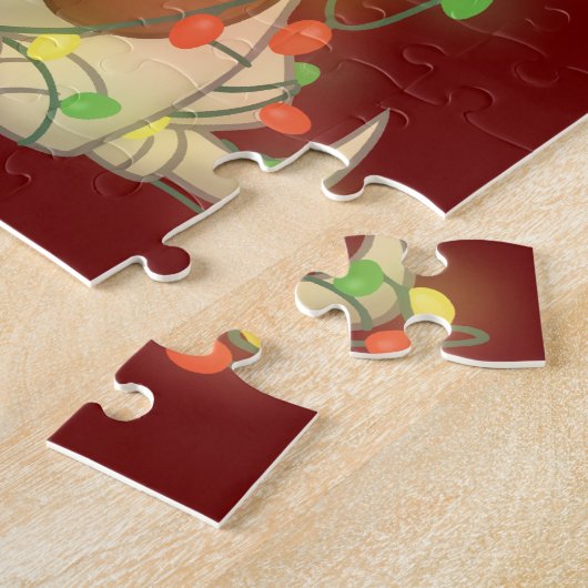 kersthond legpuzzel (Zijkant)