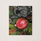 Kersthond Legpuzzel (Verticaal)