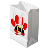 kersthond medium cadeauzakje (Voorkant Gekanteld)