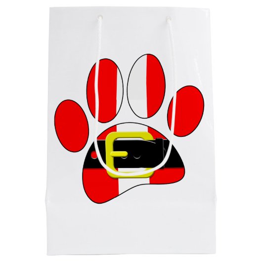 kersthond medium cadeauzakje (Achterkant)