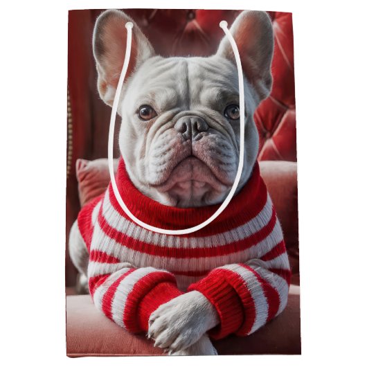 Kersthond Medium Cadeauzakje (Voorkant)