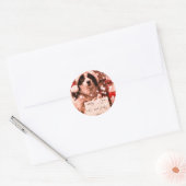 KERSTHOND MET Santa hat STICKER (Envelop)