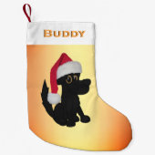 Kersthond op maat kleine kerstsok (Voorkant)