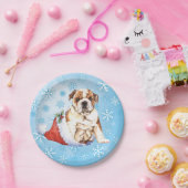 Kersthond Papieren Bordje (Feest)