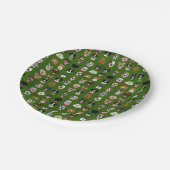 Kersthond Papieren Bordje (Gekanteld)