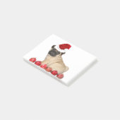 kersthond post-it® notes (Schuin)