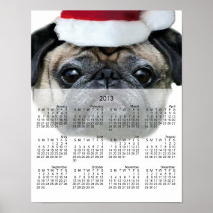 Kersthond, poster 2013 kalender