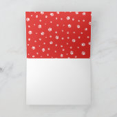 Kersthond Puns Santa Dogs Woofy Kerstmis Kaart (Binnen)