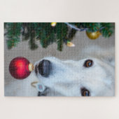 Kersthond Puzzle Legpuzzel (Horizontaal)