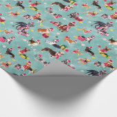 KERSTHOND SCHATTIGHEID CADEAUPAPIER (Hoek)